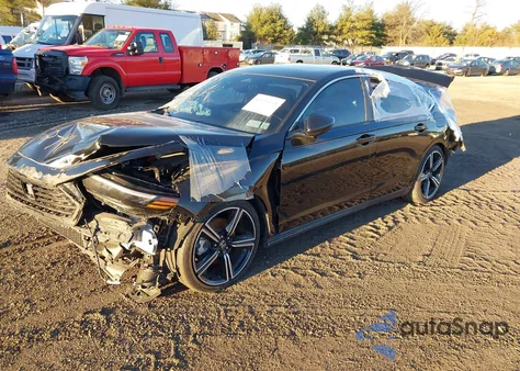 2025 Honda Accord Hybrid Sport из США, поврежденный, VIN 1HGCY2F5XSA018461